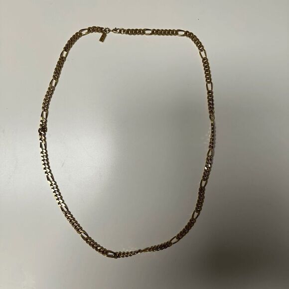 MONET Vintage Gold Plated Figaro 24"‎ Chain - Picture 1 of 4